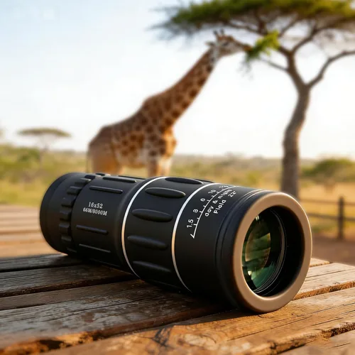 Miniatura 4 de Telescopio monocular de 16 x 52 de alta potencia para adultos, monocular prisma compacto con lente HD para observación de aves, senderismo, viajes