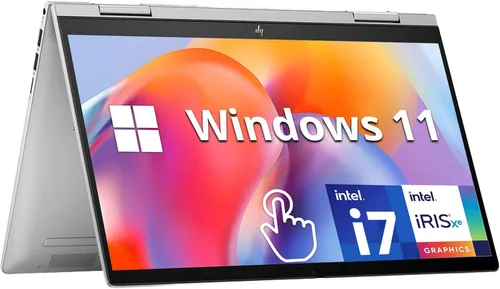 HP Envy x360 2-en-1 14" FHD Laptop con pantalla táctil, Intel i7-1355U, 16GB RAM, 1TB SSD, teclado retroiluminado, cámara de 5MP, lector de huellas