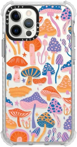 Miniatura 9 de Funda CASETiFY Ultra Impact para iPhone 12 / iPhone 12 Pro - Ditsy Daisies - Blanco - Transparente Frost