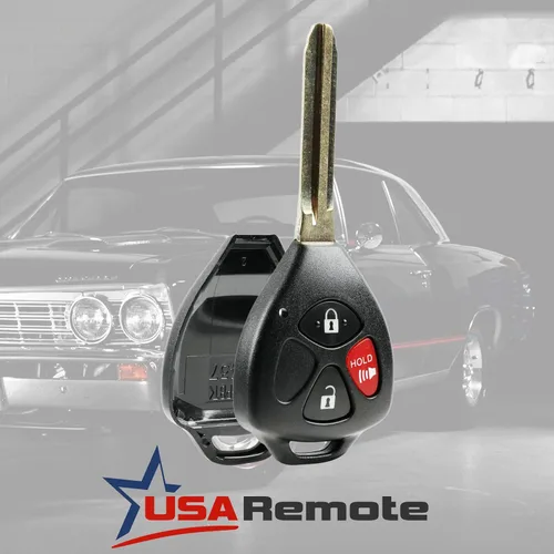 Miniatura 2 de Funda y almohadilla para control remoto Key Fob de entrada sin llave para Toyota 4Runner Matrix Rav4 Venza Yaris/Scion iQ tC xB xD