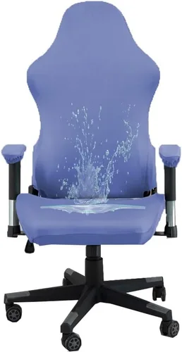 Miniatura 7 de Fundas ergonómicas para silla de oficina con reposabrazos, fundas elásticas repelentes al agua para adultos, videojuegos, reclinables, carreras