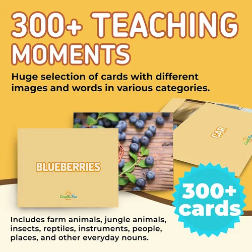 Miniatura 4 de 50 Tarjetas de sustantivos, tarjetas fotográficas educativas divertidas para construir vocabulario para niños, educación en casa, adultos, personas
