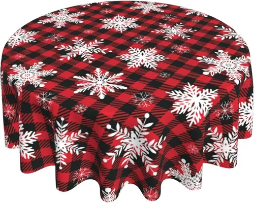 Miniatura 45 de Sweetshow Mantel Tropical Redondo de 60 Pulgadas para Verano Hoja de Palmera Hawaiana Verde Mantel Redondo de Poliéster Lavable Cubierta de Mesa