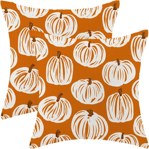 Miniatura 59 de CXMEIFLY Juego de 2 fundas de almohada de Pascua de 18 x 18 pulgadas para decoración vintage de conejo, con lazo de primavera, conejo, para Pascua02