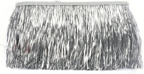 Miniatura 16 de YYCRAFT Fleco de Oropel de 1.75 pulgadas de Ancho Ribete de Oropel Guirnalda de Oropel Fleco para Disfraz de Baile Ribete con Efecto de Lámina