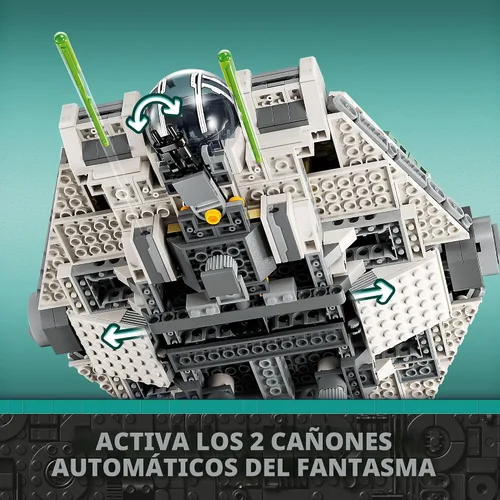Miniatura 3 de LEGO Star Wars Ahsoka Ghost and Phantom II - Juguete de nave espacial Star Wars para niños, niños y niñas, a partir de 10 años, regalos