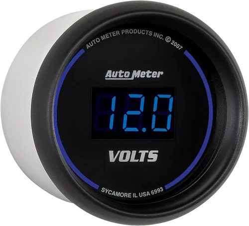 Miniatura 5 de Auto Meter 6993 Medidor de voltímetro digital cobalto 2.3125 pulgadas