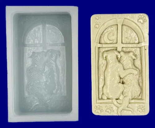 Miniatura 9 de Molde de silicona Dogs in Love para hacer jabón y otras manualidades, bricolaje