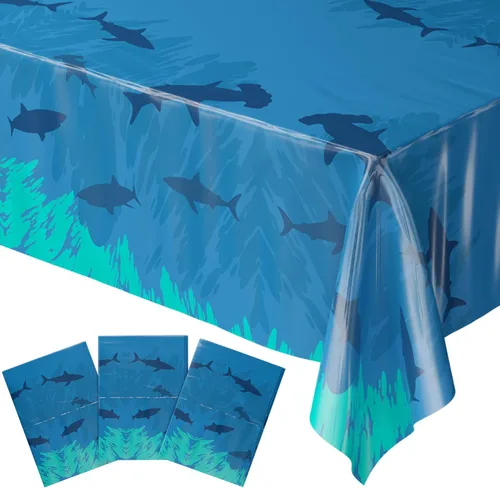 Miniatura 29 de Blue Orchards Fundas de mesa de caramelo (paquete de 3) – 54 x 108 pulgadas XL – Mantel, suministros de fiesta, decoraciones, fiesta de cumpleaños
