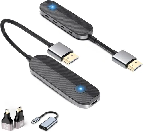 Miniatura 7 de iShare Pro Kit de transmisor y receptor HDMI inalámbrico, la elección de TikTok para juegos y transmisión sin retrasos, HDCP 2.2 para Kit tipo C