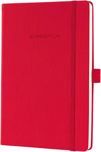 Miniatura 16 de Sigel Cuaderno CO120 CONCEPTUM®, negro, Tapa dura, liso con hoja guía rayada, aprox. A5, con numerosas características