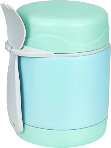 Miniatura 9 de Tarro de comida aislado para niños con cuchara, acero inoxidable de 10 onzas, a prueba de fugas, boca ancha, termo para comida caliente