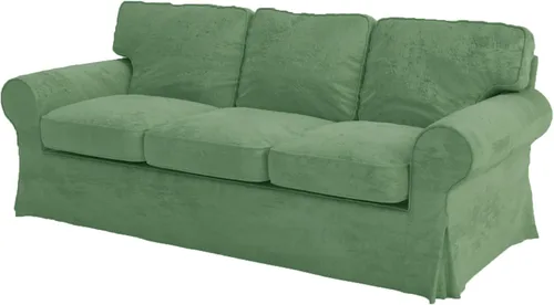 Miniatura 7 de Funda de sofá de algodón pesado UPPLAND (no EKTORP) para sofá Loveseat, reemplazo compatible con funda de sofá IKEA UPPLAND (Uppland Loveseat Azul)
