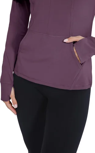 Miniatura 4 de Yogalicious Nude Tech - Chaqueta de manga larga con media cremallera y bolsillos frontales