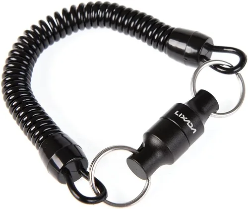 Miniatura 14 de LIXADA Soporte de liberación de red magnética para pesca Zinger Retractores de red de pesca con mosca, clip magnético, conector de red de aterrizaje