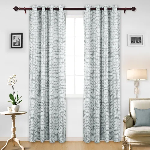 Miniatura 16 de Deconovo - Cortinas opacas para oscurecer la habitación, con aislamiento térmico, cortinas con ojales