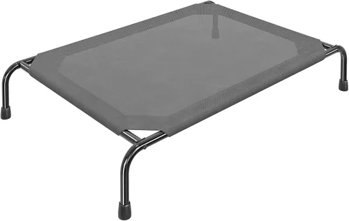 Miniatura 19 de Simple Trending - Cama elevada para perros para perros de tamaño grande, cuna elevada para mascotas al aire libre con cama de hamaca para mascotas