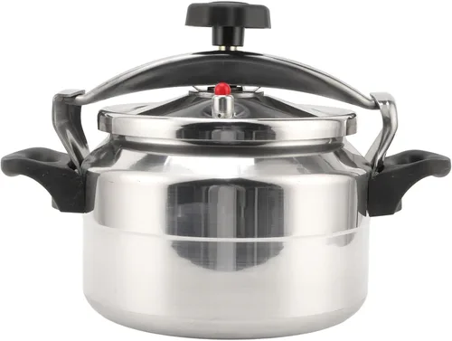 Miniatura 10 de Olla a presión de aluminio, olla a presión resistente con válvula de resorte para cocción rápida, utensilios de cocina de aleación de aluminio de 4