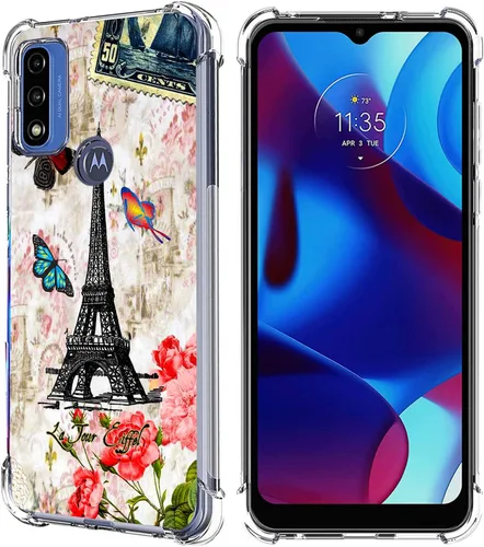 Miniatura 20 de Funda para Moto G Pure/Moto G Power 2022/Moto G Play 2023, Mandala Flower Space Drop Protección a prueba de golpes Carcasa protectora de cuerpo