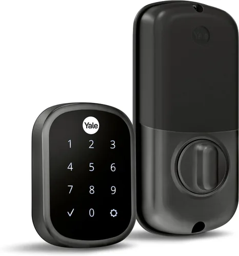 Miniatura 7 de Yale Security Cerradura de Pestillo con Teclado sin Llave - Desbloquea Usando tu Código de Entrada - Sin aplicación o conectividad - Gamuza Negra