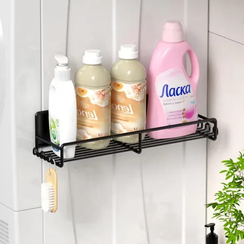 SUNALLY Estante magnético para especias para refrigerador, estante magnético para nevera con ganchos, estante organizador de especias para