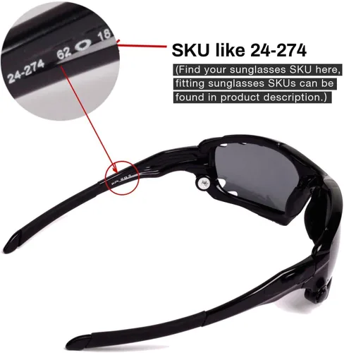 Miniatura 4 de Walleva Lentes y kit de goma para Oakley Jawbone - Varias opciones disponibles