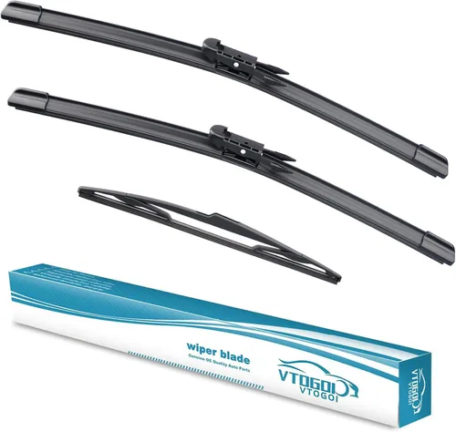 Miniatura 33 de VTOGOI escobillas de limpiaparabrisas con juego de escobillas traseras para BMW X3 2004-2010, repuestos de limpiaparabrisas automotrices, que