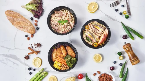 Miniatura 5 de FULING Recipientes redondos para preparación de comidas de 32 oz, 50 unidades, con tapas, de plástico, para almacenamiento de alimentos, caja