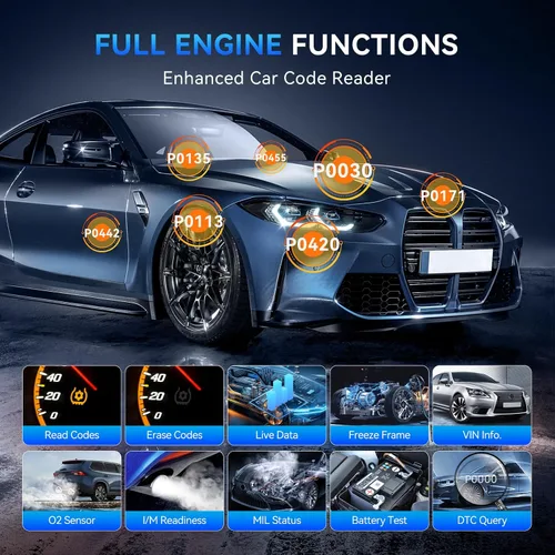Miniatura 3 de THINKCAR Thinkobd 500 OBD2 Scanner Check Engine Car Code Reader, Full OBD II CAN Diagnostic Scan Tool, Read and Clear Error Codes, Live Data