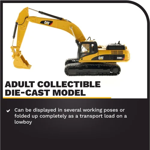 Miniatura 3 de Diecast Masters Excavadora hidráulica Caterpillar 330D L Core Classics Series Vehículo