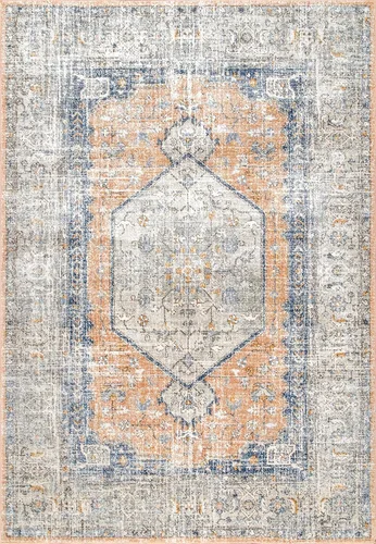 Miniatura 8 de Nuloom Jacquie - Alfombra de área duradera para dormitorio, sala de estar, comedor, estudio, vestíbulo, entrada, 8 pies 10 pulgadas x 12 pies