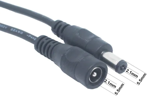 Miniatura 5 de Litever Cable de extensión de 20 awg de 3.3 pies, diseñado para luces Litever serie LL-008 debajo del gabinete. Enchufes de 0.217 in x 0.083 in