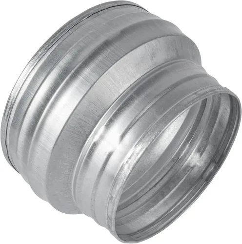 Miniatura 19 de Reductor de conducto redondo de 6 a 4 pulgadas - Aumentador de tubería de acero galvanizado de ajuste macho - Acoplamiento para sistemas
