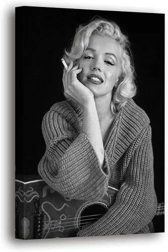 Miniatura 22 de SpiritualHands Marilyn Monroe - Lienzo decorativo para pared y póster – Decoración femenina moderna de maquillaje femenino, impresión de moda
