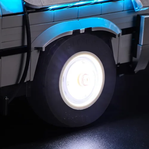 Miniatura 8 de BRIKSMAX Luz para Back-to-The-Future-Time-Machine 10300 - Kit de iluminación LED compatible con Lego Creator Expert - No incluye el set de Lego