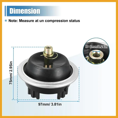 Miniatura 7 de Actuador de vacío diferencial delantero 4WD de tracción en las 4 ruedas 25031740 para Chevrolet S10 Blazer 1983-2005 para GMC S15 Jimmy para Pontiac