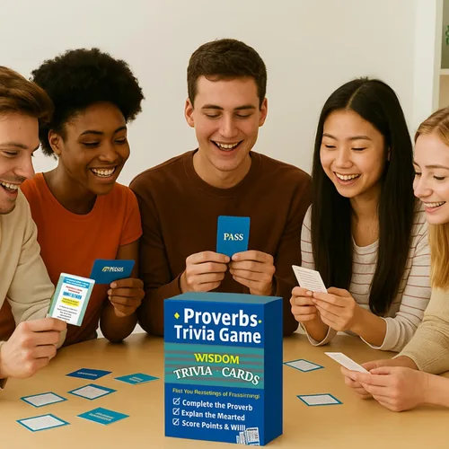 Miniatura 2 de Proverbios Juegos de trivia, preguntas con respuestas y significados Divertidos juegos de mesa para fiestas familiares, noche de juegos