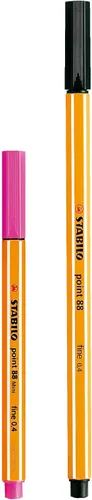 Miniatura 4 de STABILO - point 88 Mini - Fineliner - Paquete de 18 - Colores surtidos Multicolor