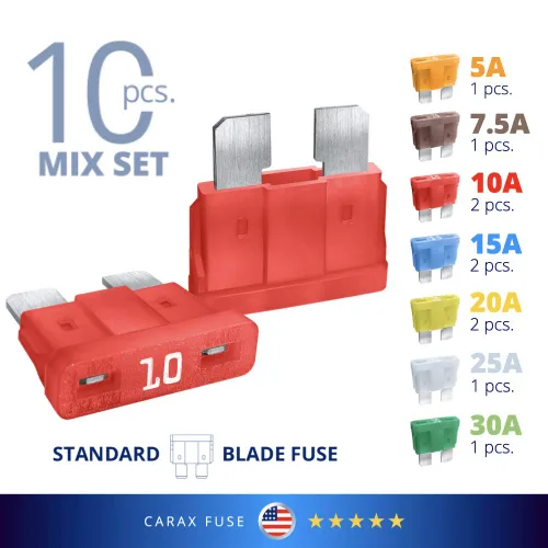 Miniatura 3 de CARAX Fusible Premium - Mix 10 uds. - Fusible Smart Auto Glow - Fácil Identificación - Hoja estándar/Regular - ATC/ATO/ATS