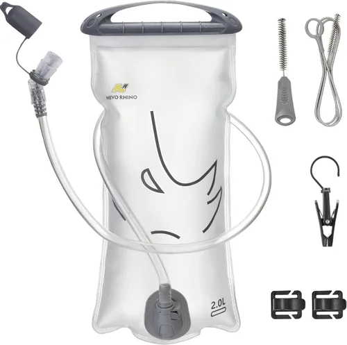 N NEVO RHINO Bolsa de hidratación 2L-3L, depósito de agua para mochila de senderismo, bolsa de almacenamiento de agua a prueba de fugas, bolsa de