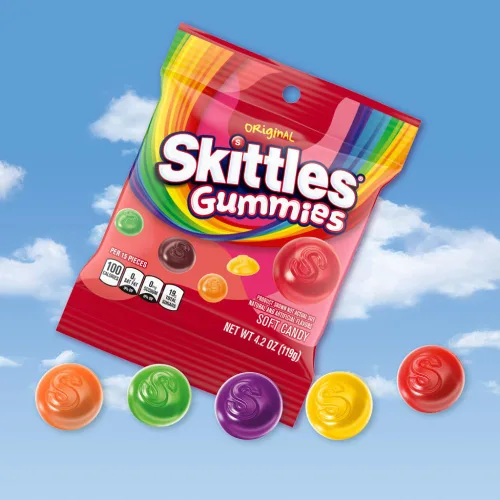 Miniatura 3 de SKITTLES Gummies Original Fruity Gummy Candy, bolsas de 4.2 onzas, paquete a granel de 12 snacks