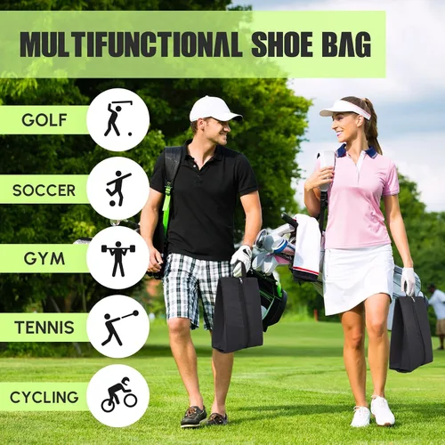 Miniatura 6 de Leinuosen Bolsa de tacos a prueba de olores para deportes, resistente al olor y al agua, bolsa de zapatos de fútbol, fútbol, béisbol, golf, con tela