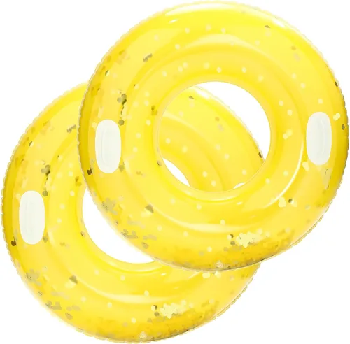 Miniatura 10 de Anillo de natación grande con asas para adultos, anillos clásicos de piscina de 47 pulgadas, tubos interiores de piscina, flotadores inflables