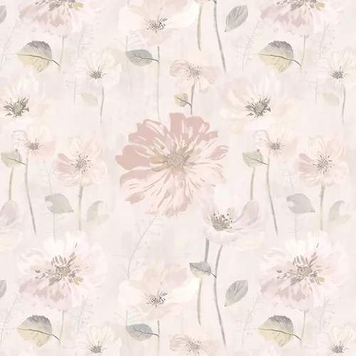 Miniatura 14 de Ismoon Papel tapiz de contacto floral rosa bohemio para despegar y pegar, 16.1 x 78.7 pulgadas, papel de pared autoadhesivo extraíble para gabinetes