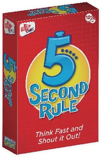 Juego Mini de la Regla de 5 Segundos Juego Rápido 100 Preguntas - Juegos Familiares Divertidos para Niños y Adultos, Fiestas, Niños, Viajes, Noche