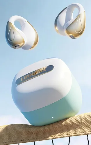 Miniatura 14 de Linklike Los auriculares abiertos con clip de oreja más cómodos [patentados cero presión y alta fidelidad superior] LDAC de alta resolución, batería