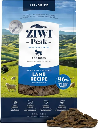 ZIWI Peak - Alimento para perros secado al aire, completamente natural, alto contenido en proteínas, sin granos y con ingredientes limitados con