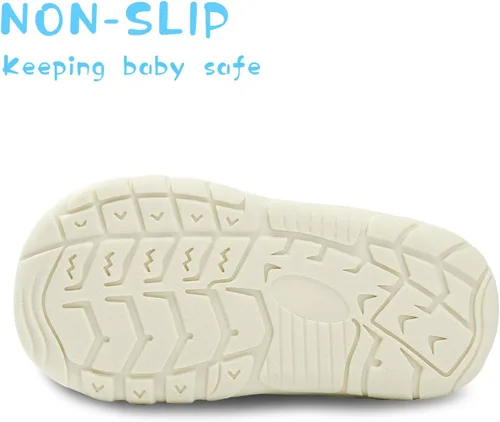 Miniatura 4 de SOPMDH Zapatos para niños y niñas, zapatos transpirables para caminar, ligeros, antideslizantes, para recién nacidos, zapatos planos 6, 9, 12, 18