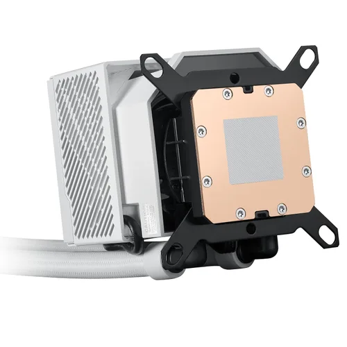 Miniatura 6 de ASUS ROG Ryujin III 240 ARGB WHT Enfriador líquido para CPU todo en uno con radiador de 240 mm. Bomba Asetek de 8ª generación, 2 ventiladores ARGB