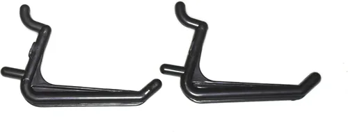 Miniatura 6 de JSP Manufacturing Ganchos para tablero perforado gigante, herramientas de garaje, martillo de almacenamiento de herramientas de aire, joyería